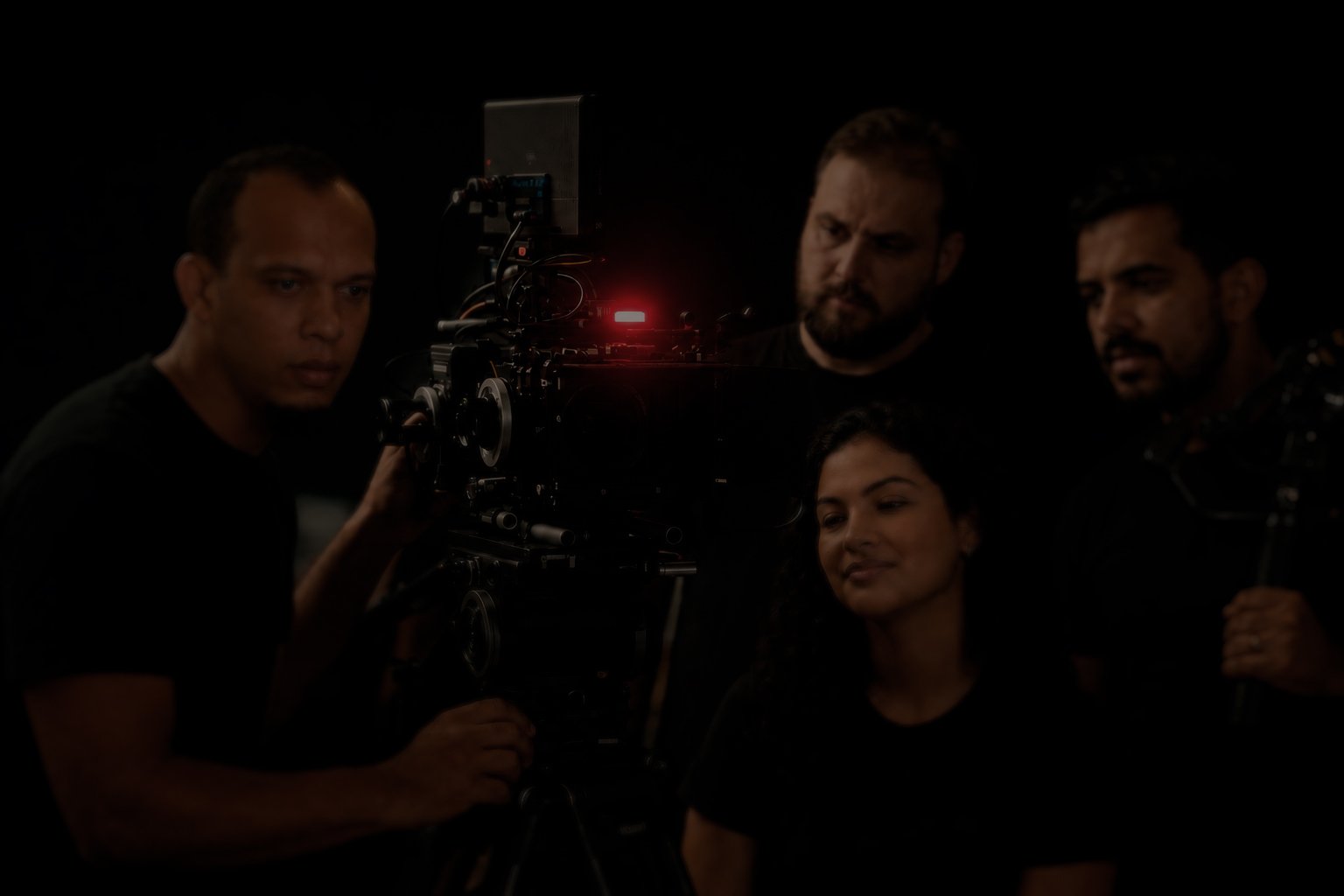 Equipe da Frame Rec em captação cinematográfica