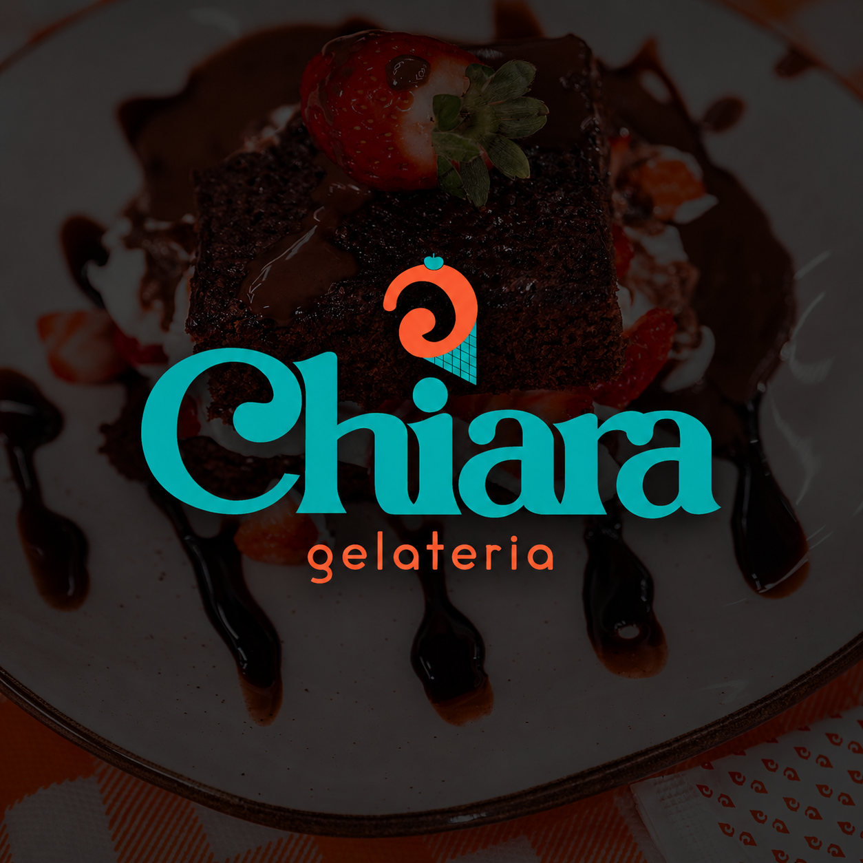 Arte final da marca Chiara Gelateria