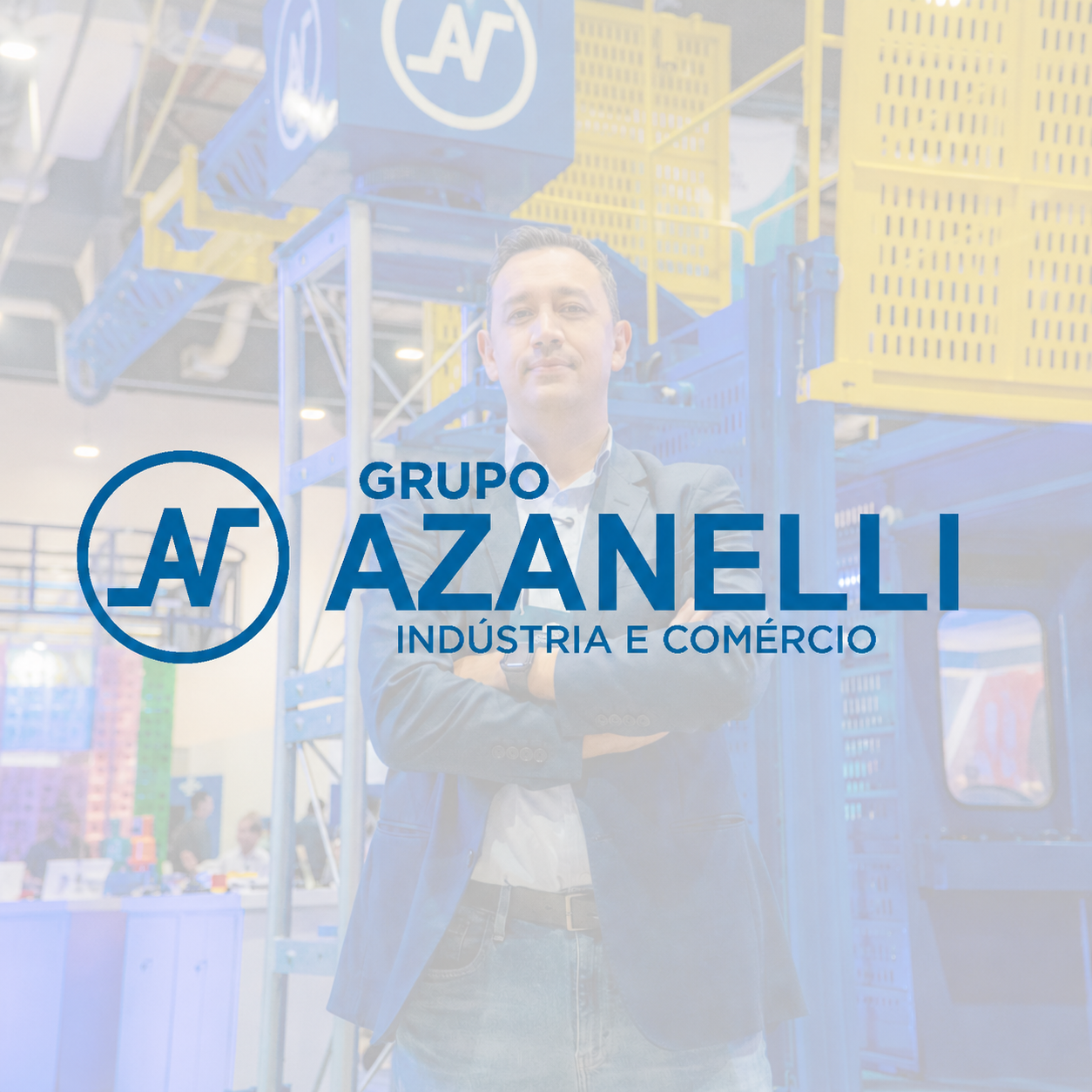 Arte final da marca Grupo Azanelli