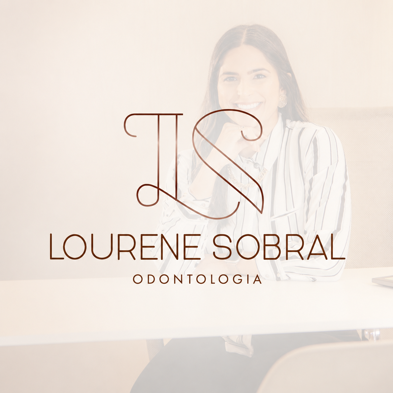Arte final da marca Lourene Sobral Odontologia