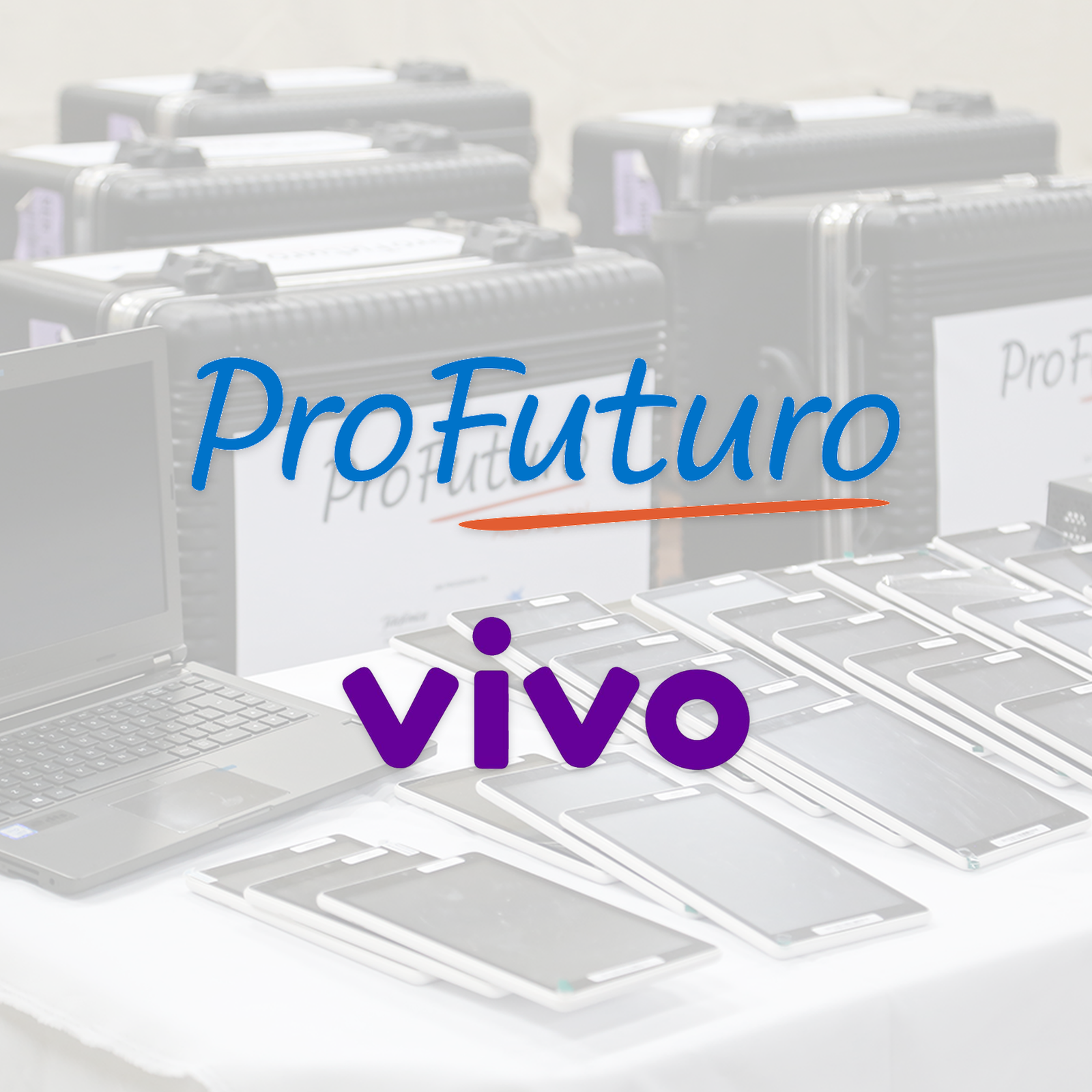 Arte final da marca ProFuturo e Vivo