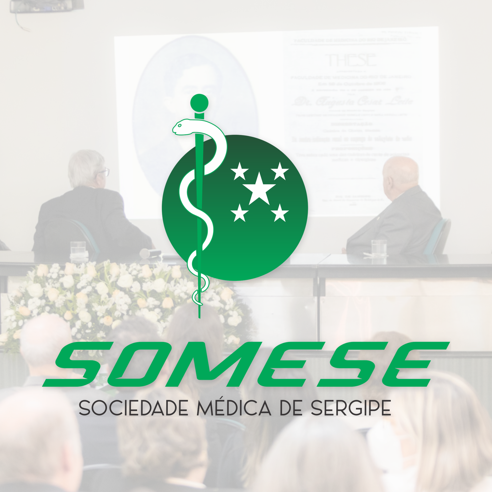 Arte final da marca SOMESE - Sociedade Médica de Sergipe